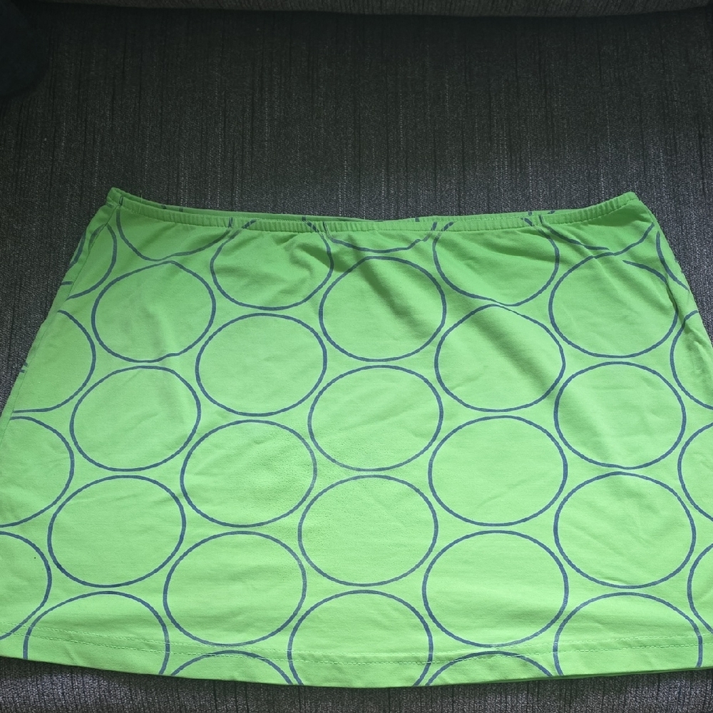Lily Green A-Line Mini Skirt for Casual Wear